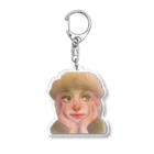 R お洒落かわいいイラストグッズのかんがえちゅう Acrylic Key Chain