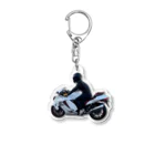 CHAMAZONのOSOBUSA rider Acrylic Key Chain