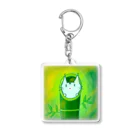 まりにゃんずのぴょこっと たけにゃん Acrylic Key Chain