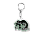 LUCK UP ReptilesのLUCK UP Reptilesヒョウモントカゲモドキロゴ Acrylic Key Chain