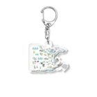 原田カーナ／バスガイドもできるボールペン画家の冬のひがし北海道 Acrylic Key Chain