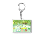 yuuwa sachi のおんせんいんこたち Acrylic Key Chain