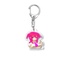 海老名萌のアキバ♡ピンク(平成インターネット) Acrylic Key Chain