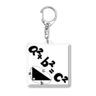 akapantoriの三平方の定理 Acrylic Key Chain