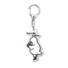 ダイナマイト87ねこ大商会のからし蓮根を愛でる鳥類 Acrylic Key Chain