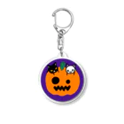 のほほん屋のHalloweenにゃーたちゃん Acrylic Key Chain