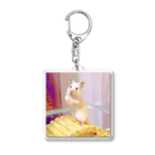 ハムスター愛好家 | Hamster Loverのシロクマハムスターゆきちゃん Acrylic Key Chain