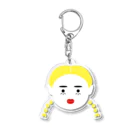 片倉岳人/ダイエットの知恵袋【公式】の金髪おさげちゃん② Acrylic Key Chain