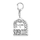 garden peopleのSUPER CUTE ソバージュなやんぐ Acrylic Key Chain