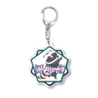 ぽんたぬわーくすのpon92tanuki　アクリルキーホルダー Acrylic Key Chain