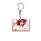 Echikaのえちかキティ① Acrylic Key Chain