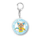 ジェイキーとずぼらちゃんのお店の丸ロゴキーホルダー Acrylic Key Chain