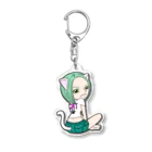 HOT DOGのねこなつ Acrylic Key Chain