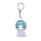 ∞lette OFFICIAL STOREの青千夏 Acrylic Key Chain