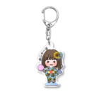 ラムラムGショップの夏祭りラムキーホルダー Acrylic Key Chain