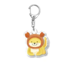 momomamiのしばちゃん×蟹座 Acrylic Key Chain