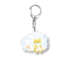 momomamiのしばちゃん×牡羊座 Acrylic Key Chain