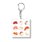 Miho MATSUNO online storeのSushi Parties アクリルキーホルダー