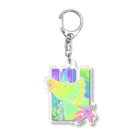 あおとあかの【和風】トリケラトプス Acrylic Key Chain