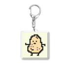 普通のじゃがいものドットのじゃがいも Acrylic Key Chain