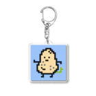 普通のじゃがいもの（芽がでてる）ドットのじゃがいも Acrylic Key Chain