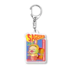 Siderunの館 B2のバンドブームロンT風だよ！さげみちゃん Acrylic Key Chain