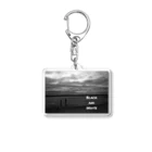 FILM CANERA FANのCloudy Sky and Ocean  Acrylic Key Chain