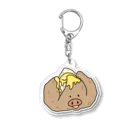 森のなかまたちのじゃがブター Acrylic Key Chain