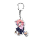 りたの小人の少女とケーキ Acrylic Key Chain