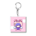 reo_chibiisのCryptoChibiisゆめかわくま Acrylic Key Chain