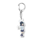 獅子のしっぽの既死系JK織江ちゃん Acrylic Key Chain