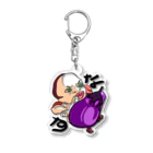 irootokosamuraiのなす Acrylic Key Chain