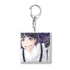 せりやの刃物持ちメンヘラちゃん Acrylic Key Chain