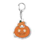 イグアナ大佐のパンプキンちゃん🎃 アクリルキーホルダー