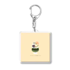 nanako's storeのラッコさんの和パフェ Acrylic Key Chain