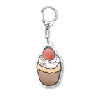 美味しいもの屋さんのいちごのカップケーキ🧁 Acrylic Key Chain