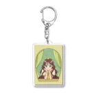 レトロ倶楽部の窓際のあの子 Acrylic Key Chain