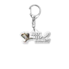 “すずめのおみせ” SUZURI店のJUST KEEP GOING Acrylic Key Chain