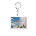 mikoのススキとうろこ雲 Acrylic Key Chain