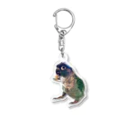 ウロコインコの翠のグッズショップのウロコインコの翠ver.ベルで呼び出し Acrylic Key Chain