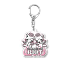 syappoのDASA Kawaii RIOT Acrylic Key Chain