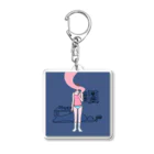 ゼニガメの煙 Acrylic Key Chain