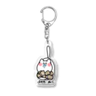 よだれぬこのお金つかむぬこ Acrylic Key Chain