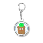 変な生き物たちのくまとかえる Acrylic Key Chain