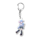 猫枕の猫耳女の子 Acrylic Key Chain