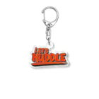 letshuddleのレッツハドル（文字ロゴ版） Acrylic Key Chain