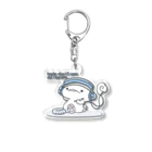 itsuto-こねこしょうしょうめんへらの「みゅーじっくandしがれっと」 Acrylic Key Chain