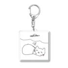 みんなのふわふわな日常．ASakaのおやすみにゃぁ Acrylic Key Chain