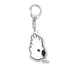 mokyu mokyu clubのいかりのタイハクオウム Acrylic Key Chain