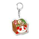 いちごや雑貨店のハニトーぱんだちゃん Acrylic Key Chain